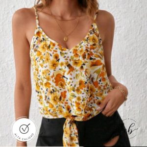 Blusa flores de verano
