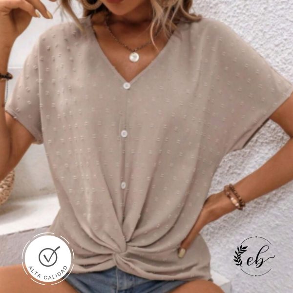 Blusa con botones - Image 2