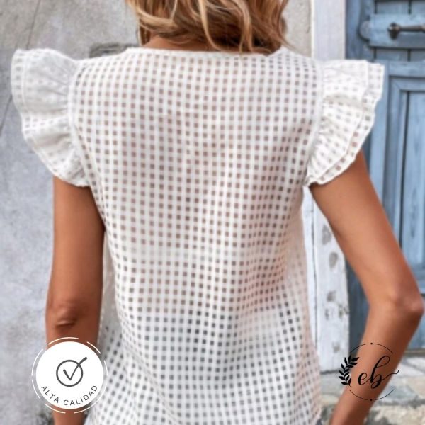 Blusa manga mariposa