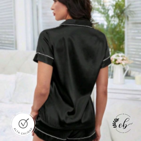 Conjunto de pijama de seda de hielo - Image 2