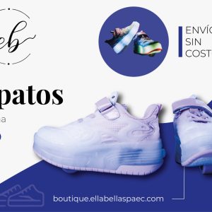 Zapatos con Ruedas y Luces para Niña – ¡Diversión sobre ruedas!