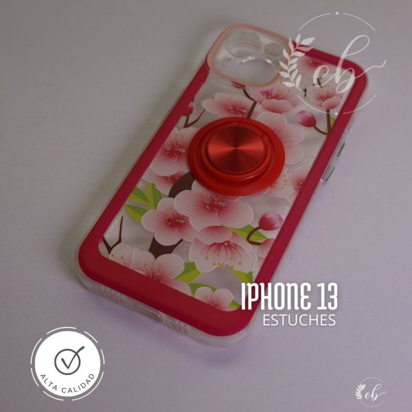 Estuche para Iphone 13 pro - motivo corazones de colores con frase en ingles happy every day - Image 6