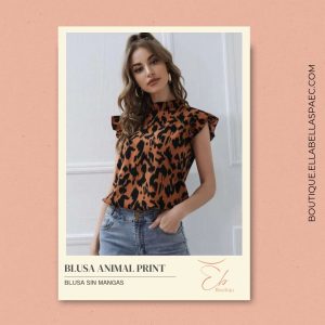 Blusa Animal Print – Estilo y Elegancia