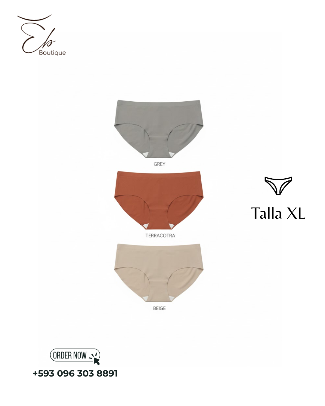 Trusas Invisibles de Confort Superior 3 x 1