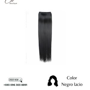 Cabello "Black Velvet" – Calidad Profesional Transforma tu Look con Volumen y Brillo Impecable.
