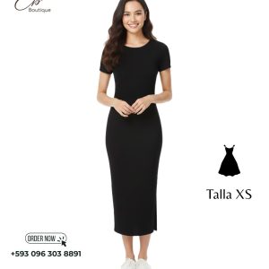 Maxivestido Rib "Street Elegance