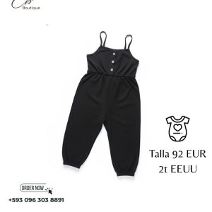 Mono Casual Negro para Niñas!