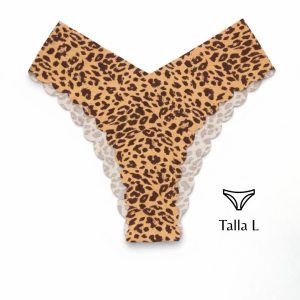 Tanga Animal Print - sin costuras
