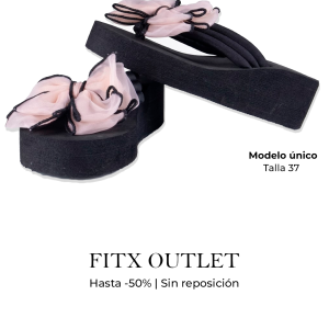 Sandalias Plataforma con Flor Mujer – Talla 37 | Modelo Único FITx Outlet
