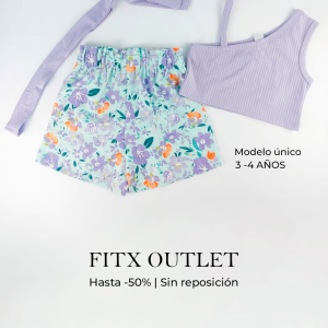 Conjunto para bebé niña de 3 piezas: top + short + vincha